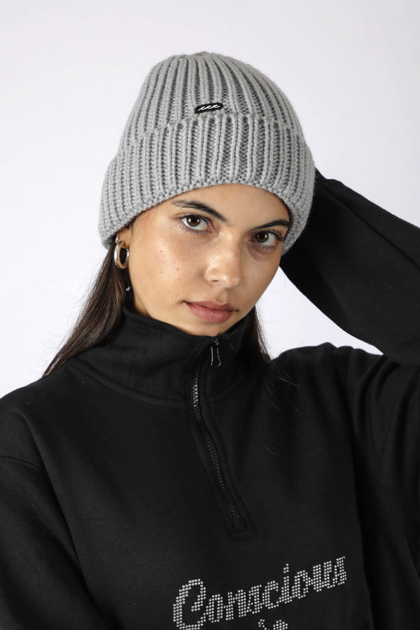 BEANIE CONS GRAY ♀