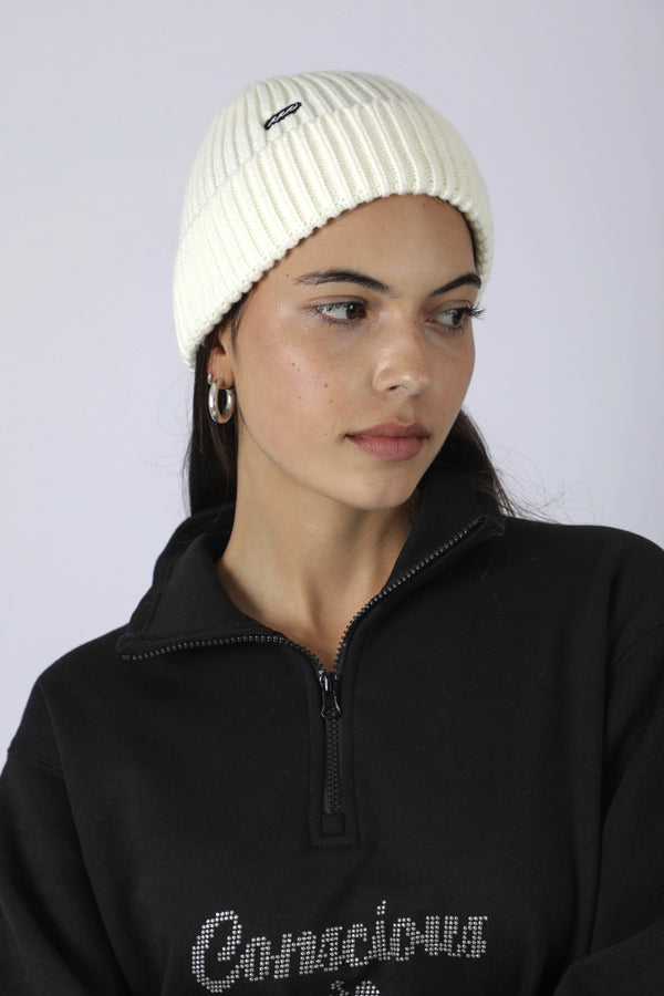 BEANIE CONS IVORY ♀