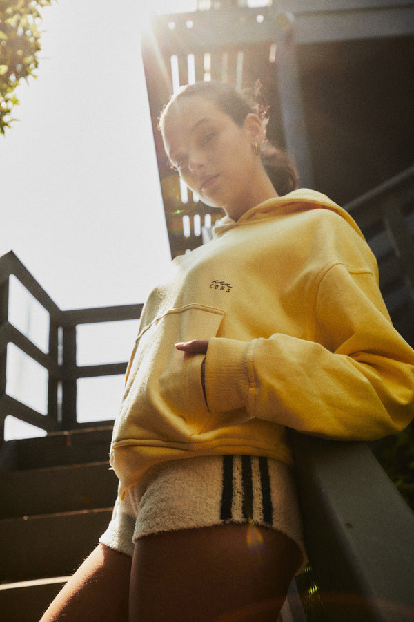 HOODIE FULL BUTTER BOXY FIT♀