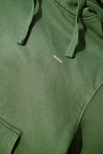 HOODIE LLWP GREEN ACID WASH ♀