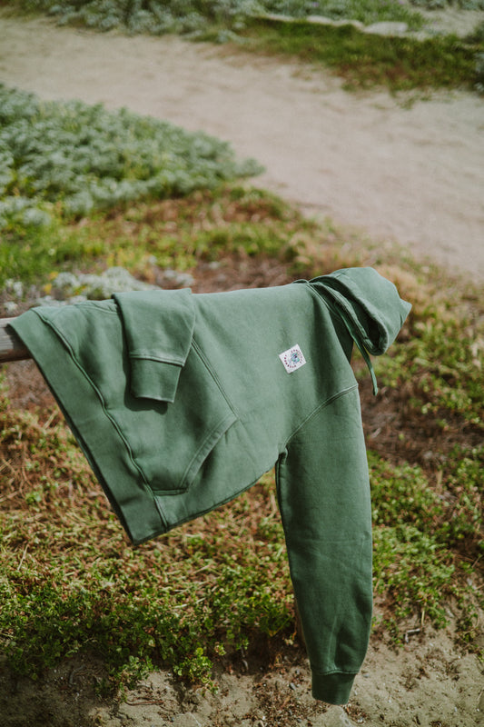 HOODIE MOVE VERDE ACID WASH