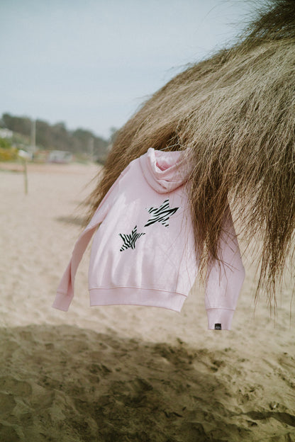 HOODIE ANIMAL PRINT STARS ROSA ♀
