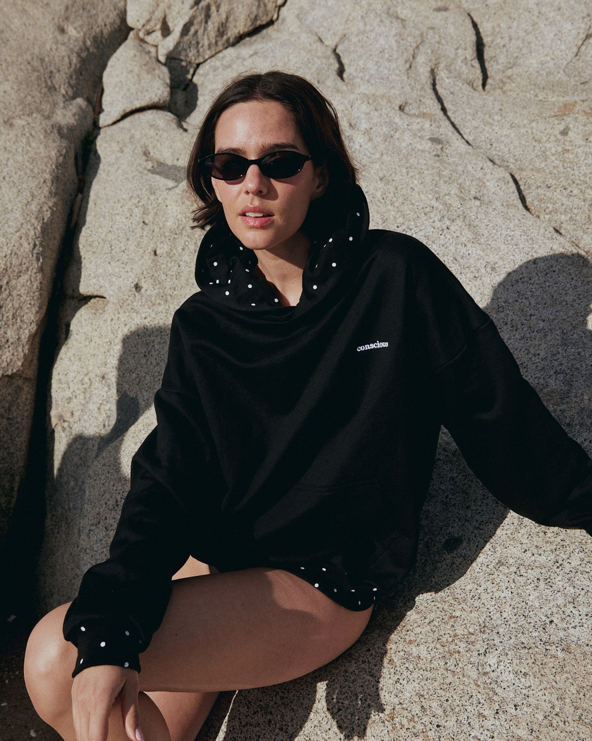 HOODIE PEARL BLACK