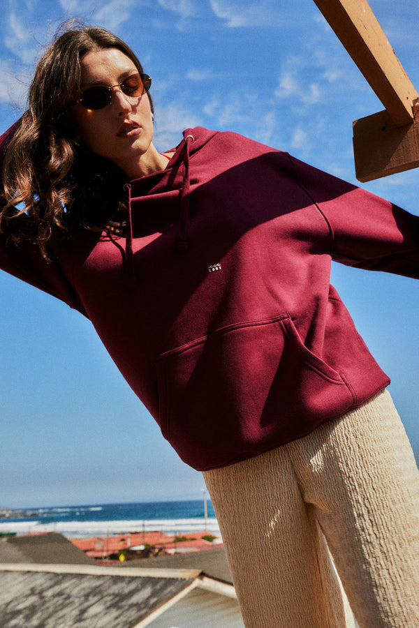 HOODIE HAWAI VIBES WINE ♀
