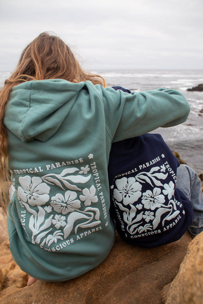 HOODIE TROPI PARADISE AZUL MARINO KIDS