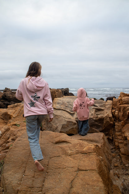 HOODIE MADE OF STARS ROSA KIDS
