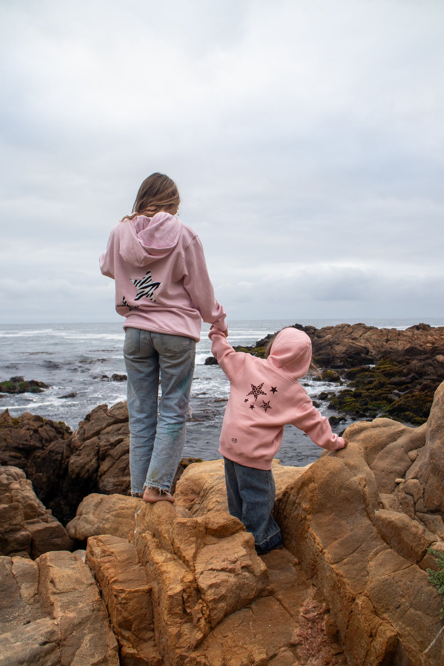 HOODIE MADE OF STARS ROSA KIDS