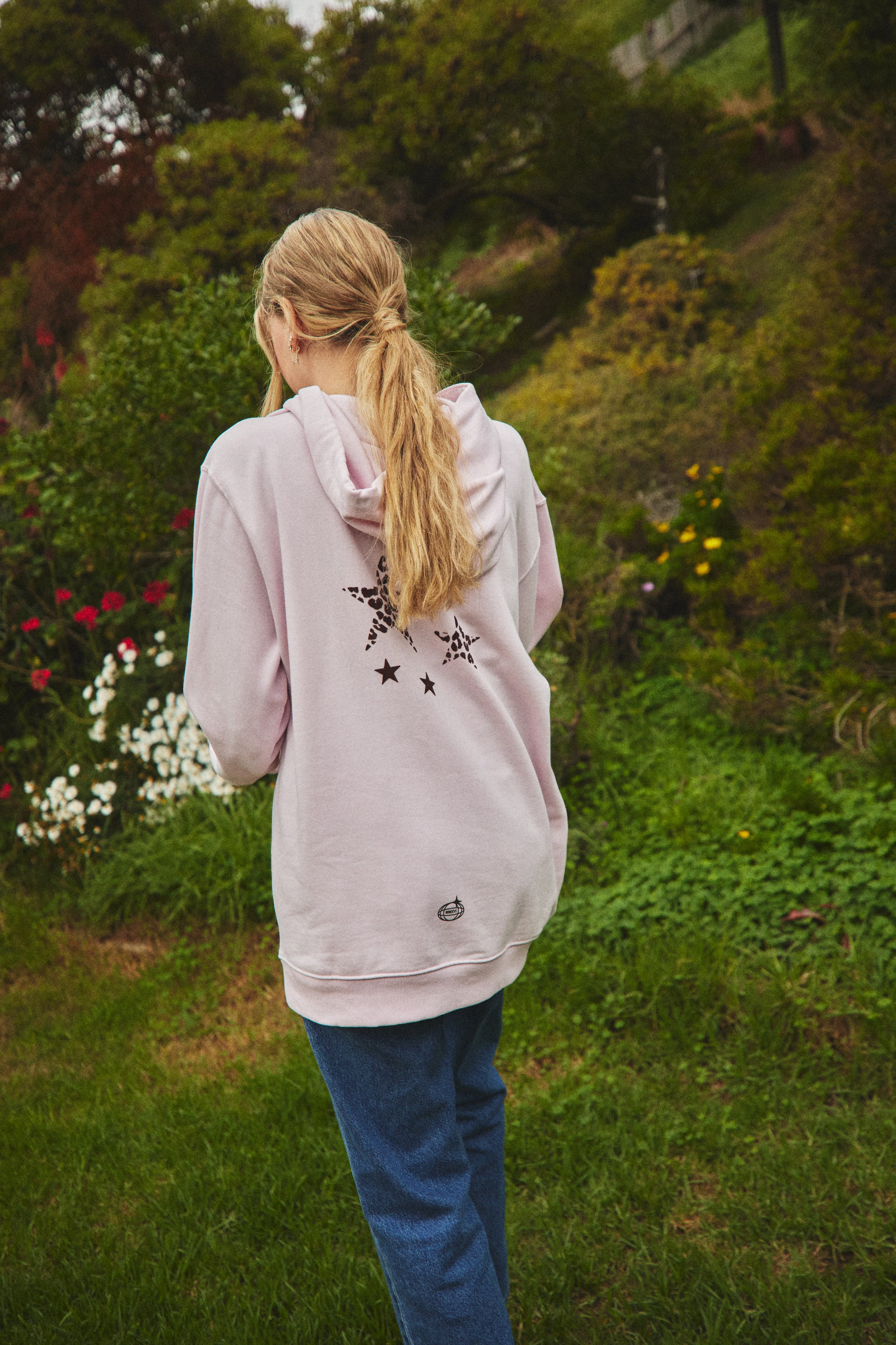 HOODIE MADE OF STARS ROSA
