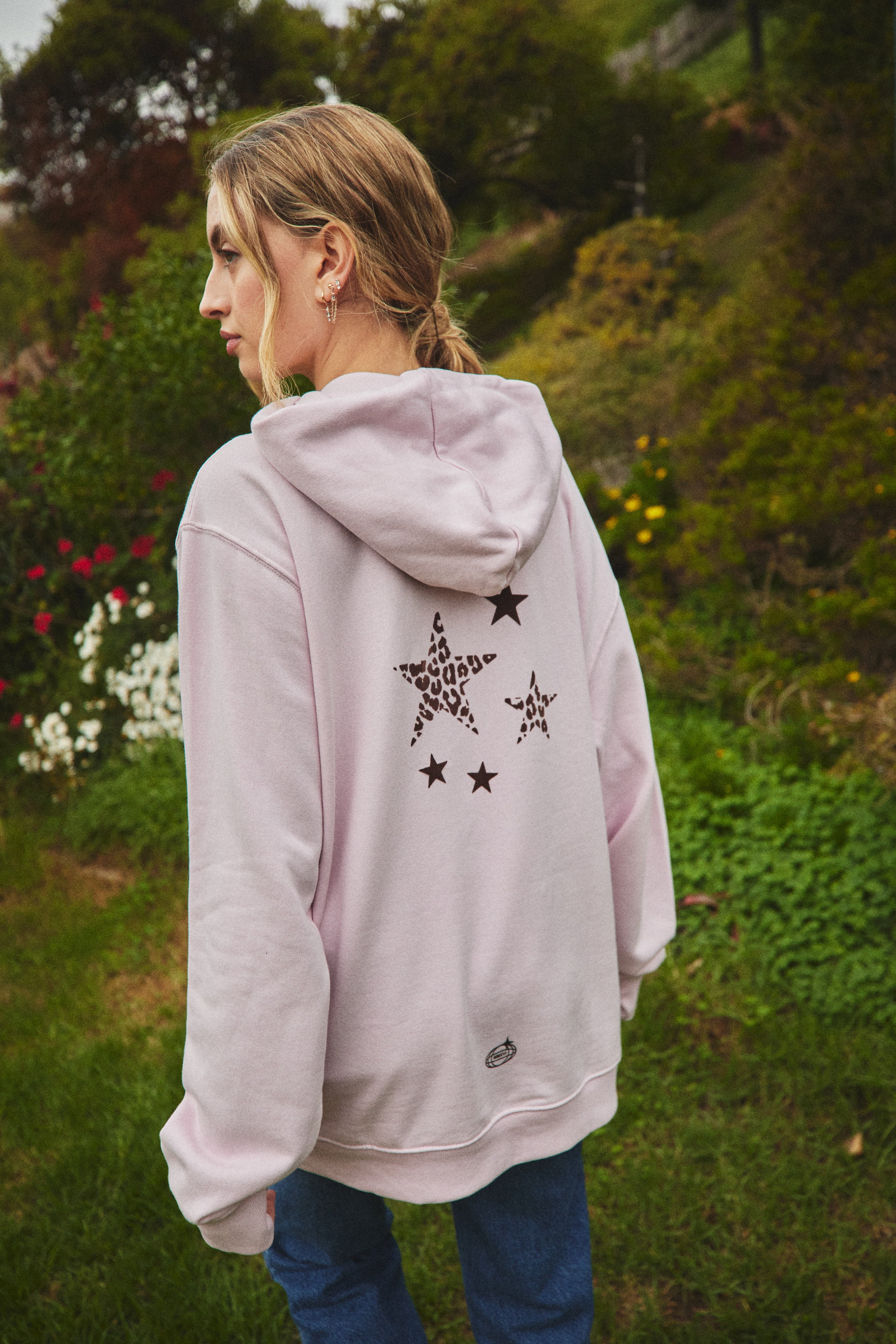 HOODIE MADE OF STARS ROSA