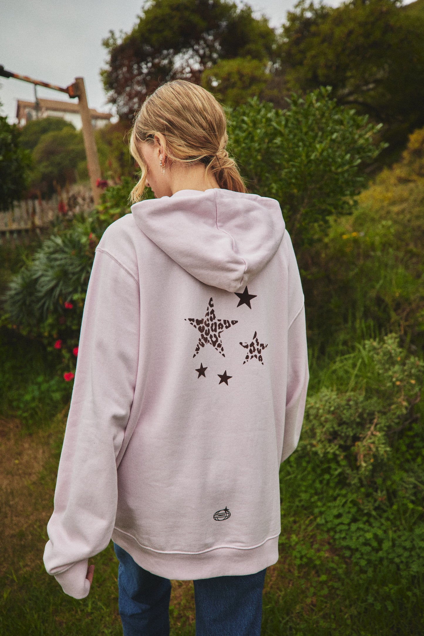 HOODIE MADE OF STARS ROSA ♀