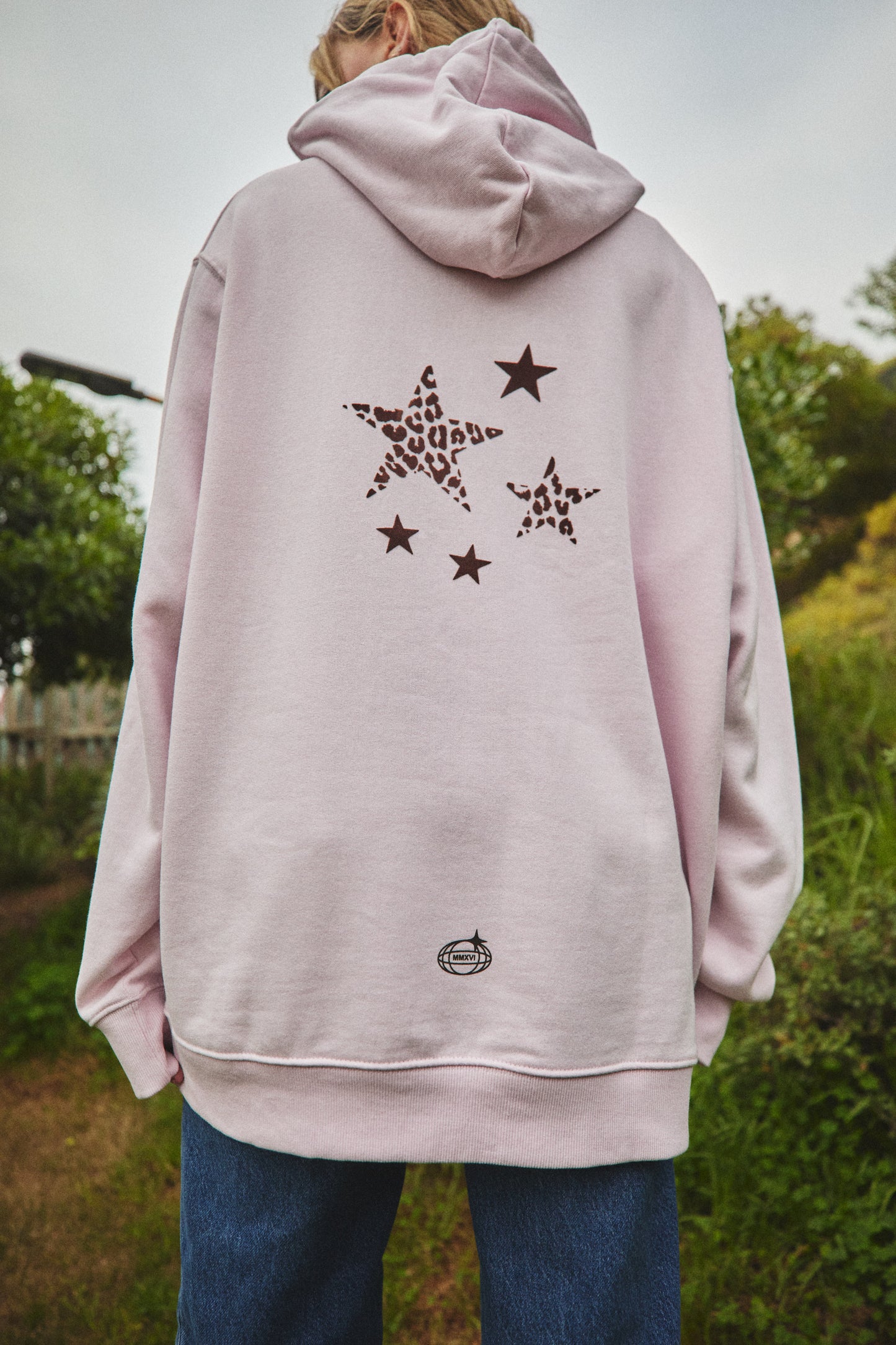 HOODIE MADE OF STARS ROSA ♀