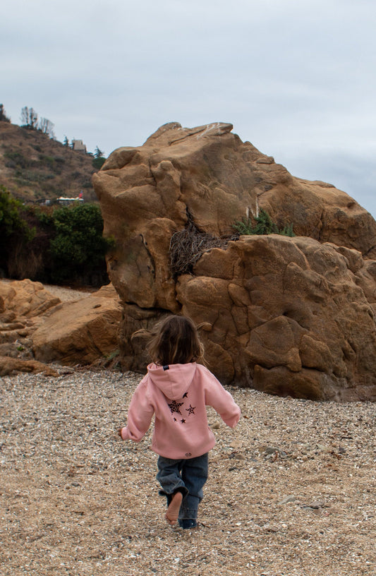 HOODIE MADE OF STARS ROSA KIDS