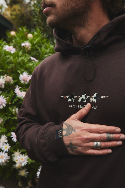 HOODIE STARS CAMO BROWN ♂