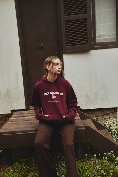 HOODIE CONSCIOUS IMPERFECT WINE ♀