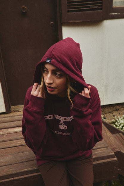HOODIE CONSCIOUS IMPERFECT WINE ♀