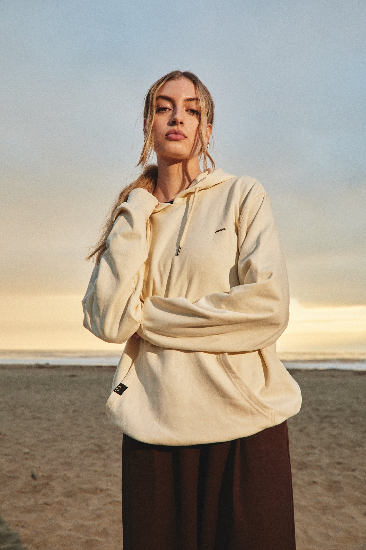 HOODIE OCEAN IS CALLING BABY YELLOW ♀