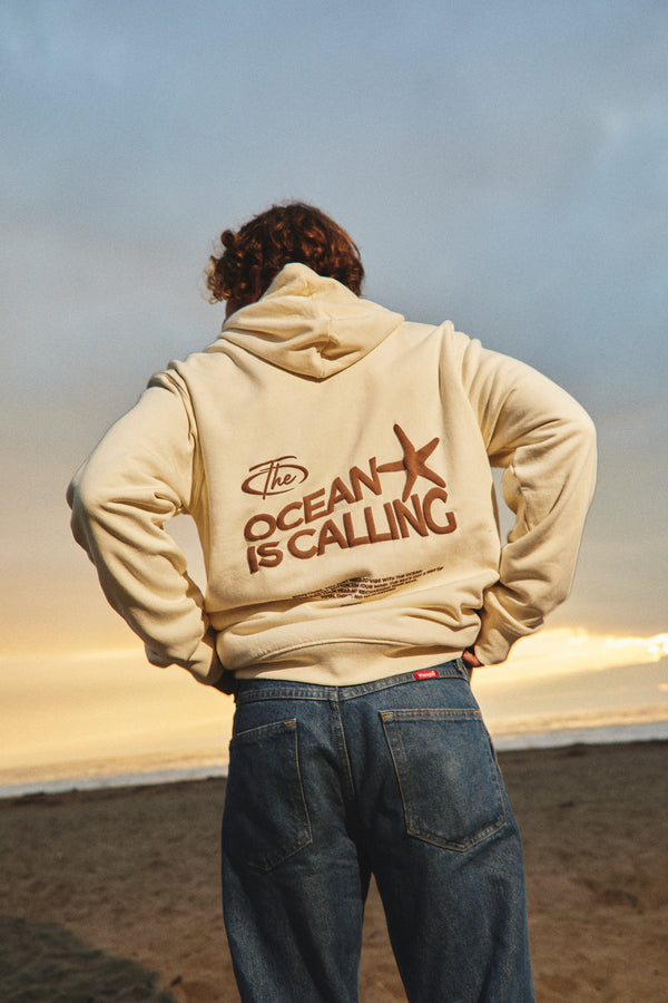 HOODIE OCEAN IS CALLING BABY YELLOW ♂