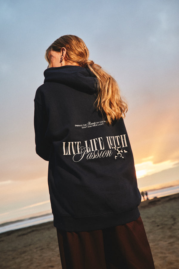 HOODIE LLWP DARK BLUE ♀