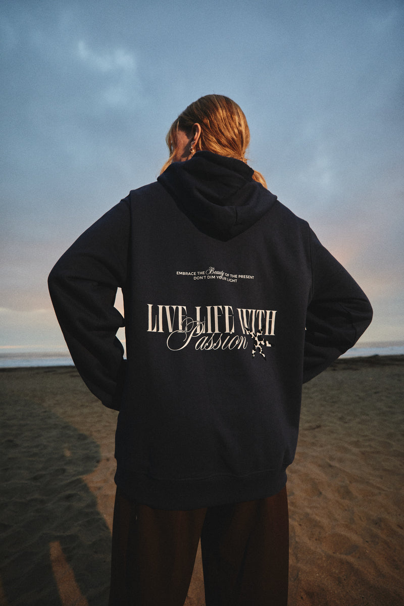 HOODIE LLWP DARK BLUE ♀