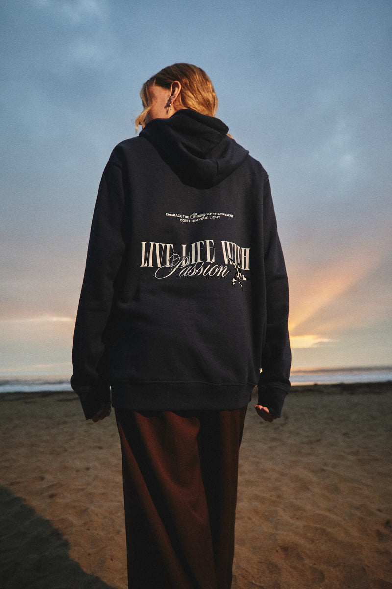 HOODIE LLWP DARK BLUE ♀