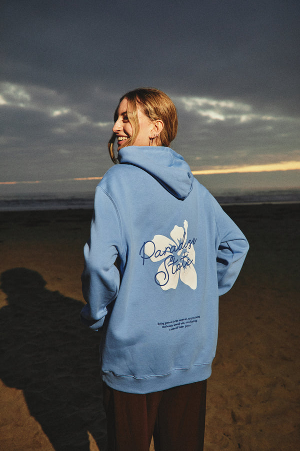 HOODIE PARADISE STATE CELESTE ♀