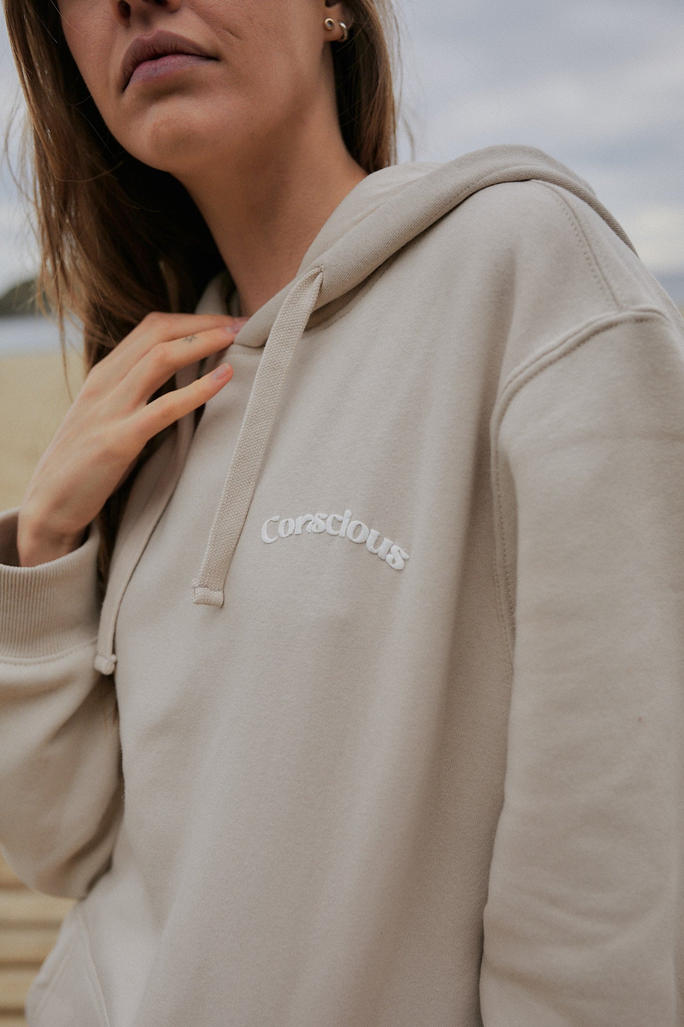 HOODIE PROTECT BEIGE ♀