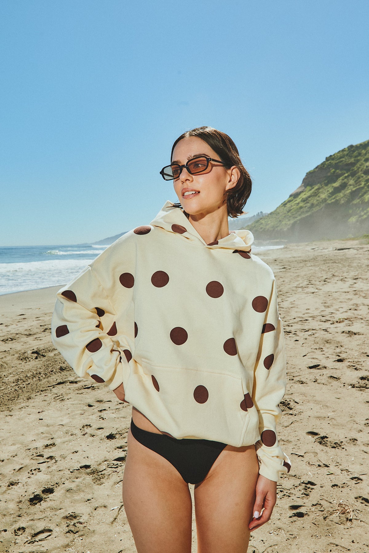 HOODIE CANDY DOTS CREMA