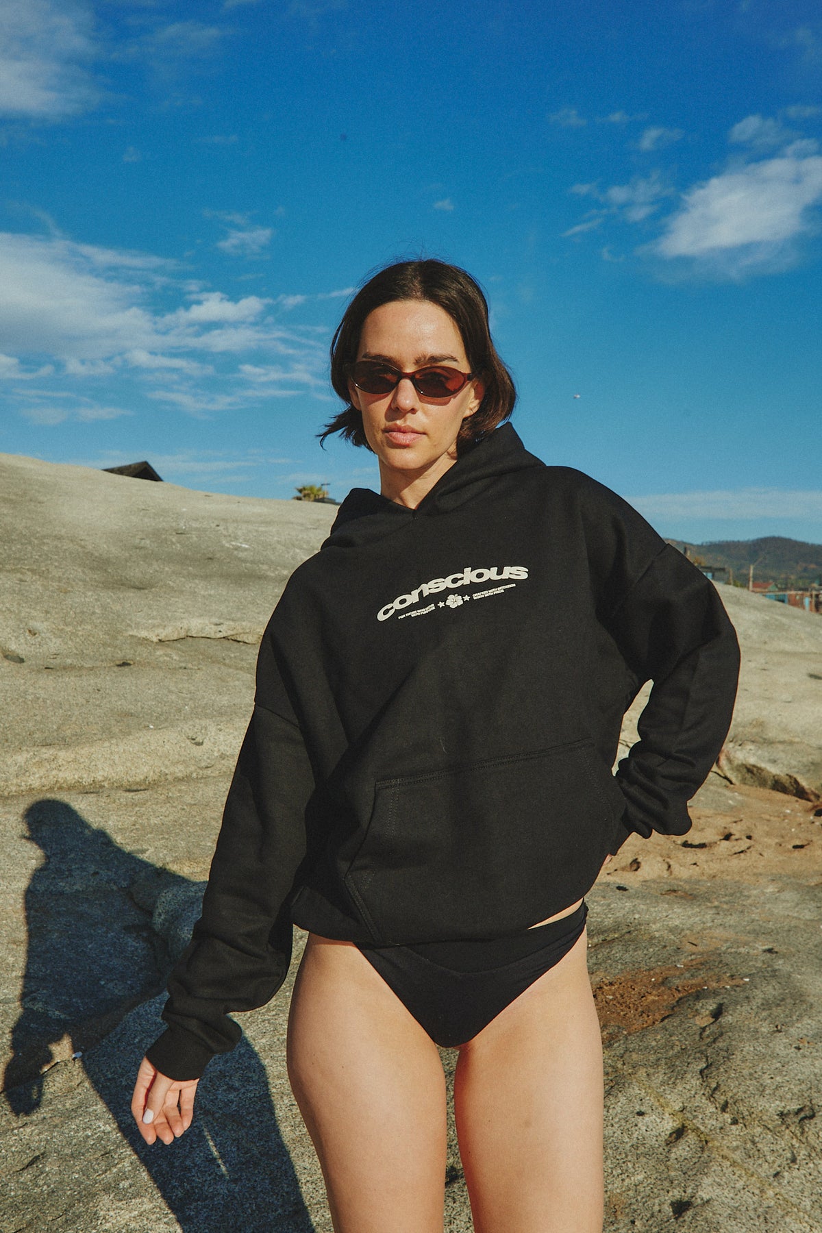 HOODIE CONS PURPUSE BLACK