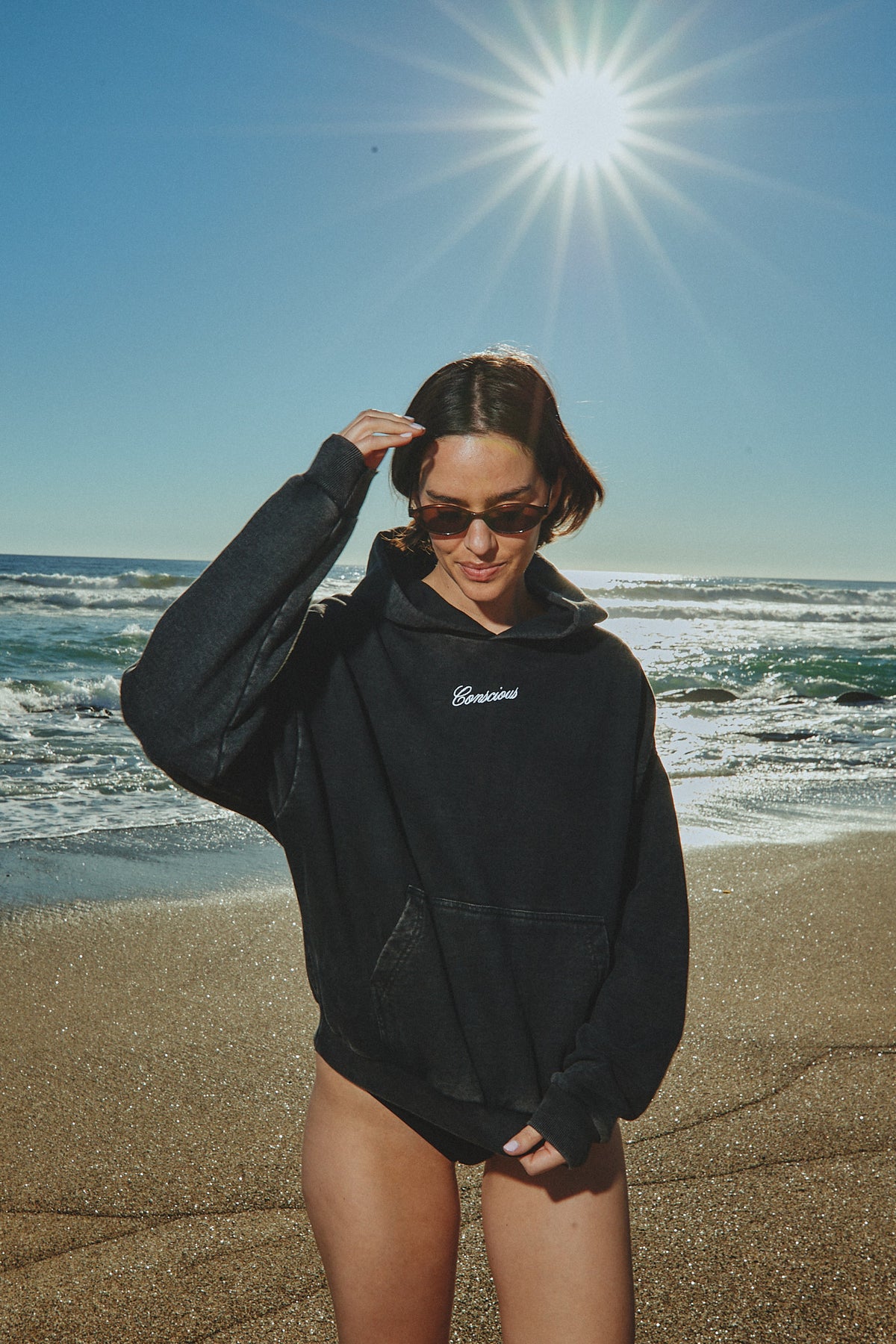 HOODIE STILL WASH BLACK