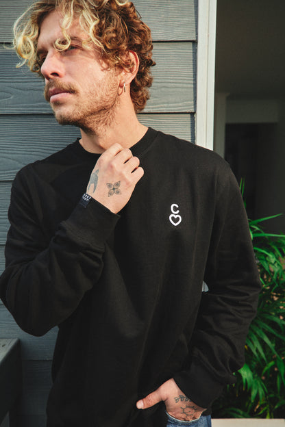 CREW NECK CONS HEART ♂