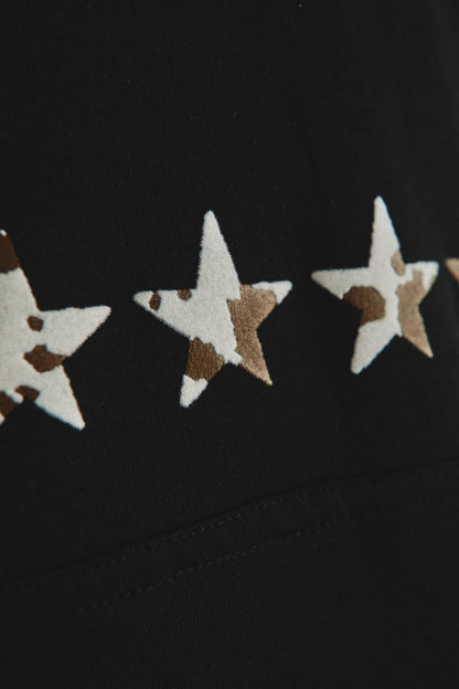 HOODIE FIVE COW STARS♀