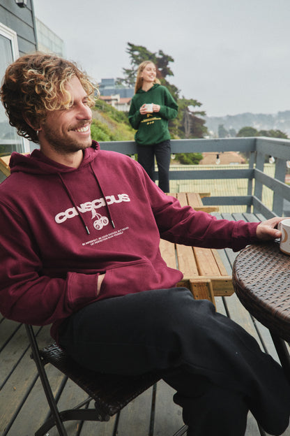 HOODIE CONSCIOUS IMPERFECT WINE ♂