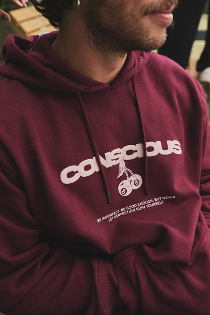 HOODIE CONSCIOUS IMPERFECT WINE ♂