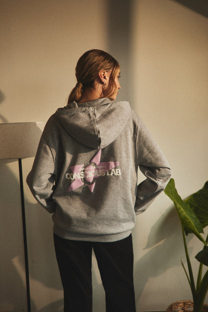 HOODIE CONSCIOUS LAB GRAY ♀