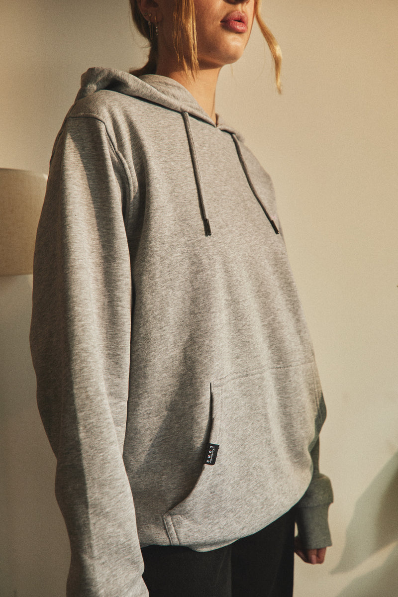 HOODIE CONSCIOUS LAB GRAY ♀