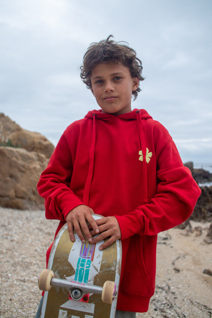 HOODIE TROPI PARADISE ROJO KIDS