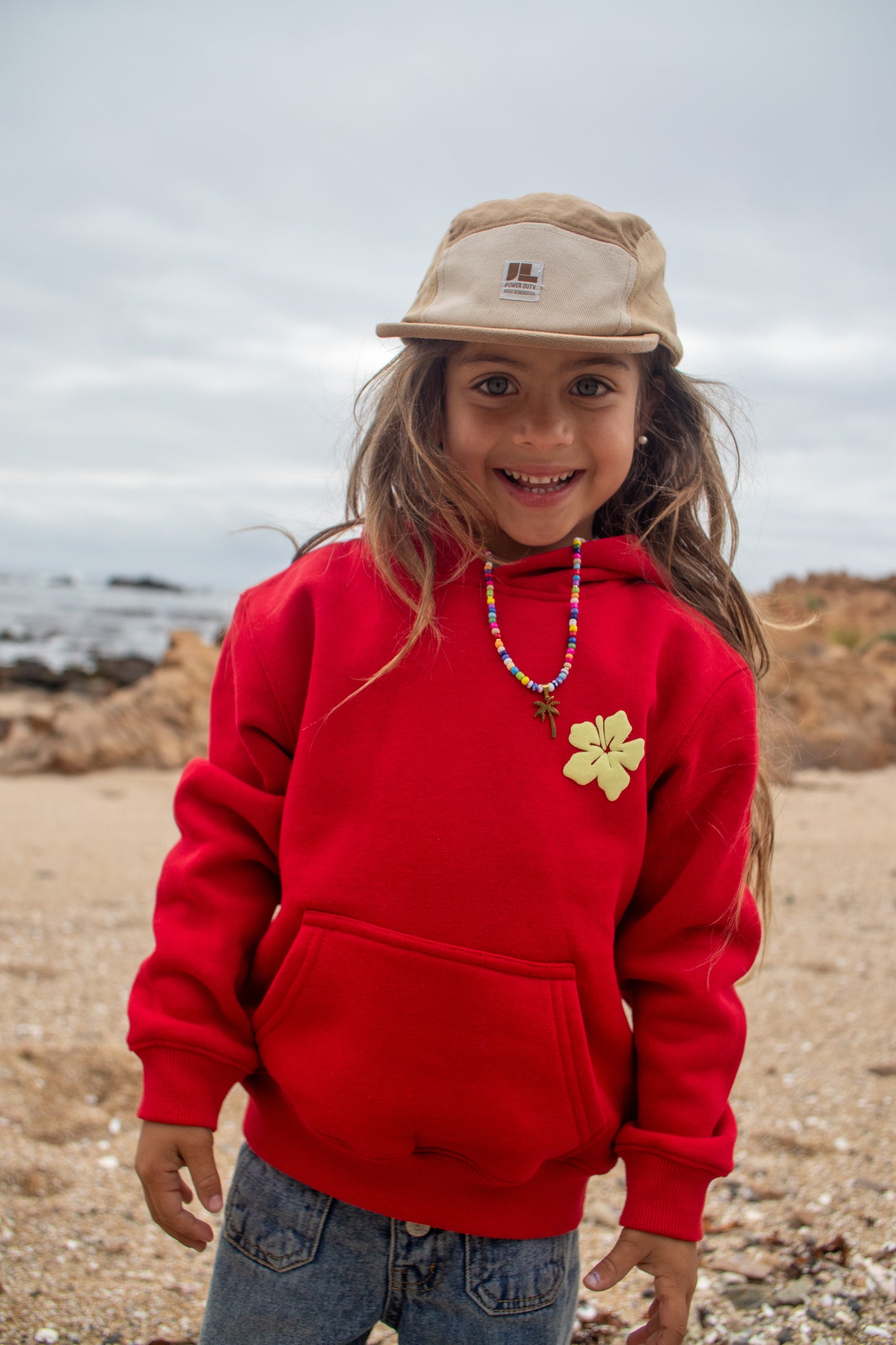 HOODIE TROPI PARADISE ROJO KIDS