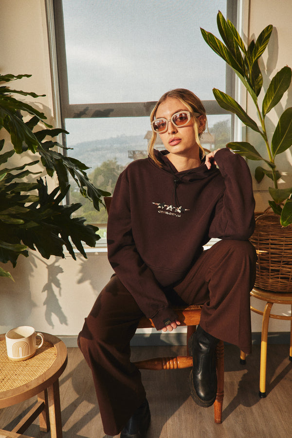 HOODIE STARS CAMO BROWN ♀