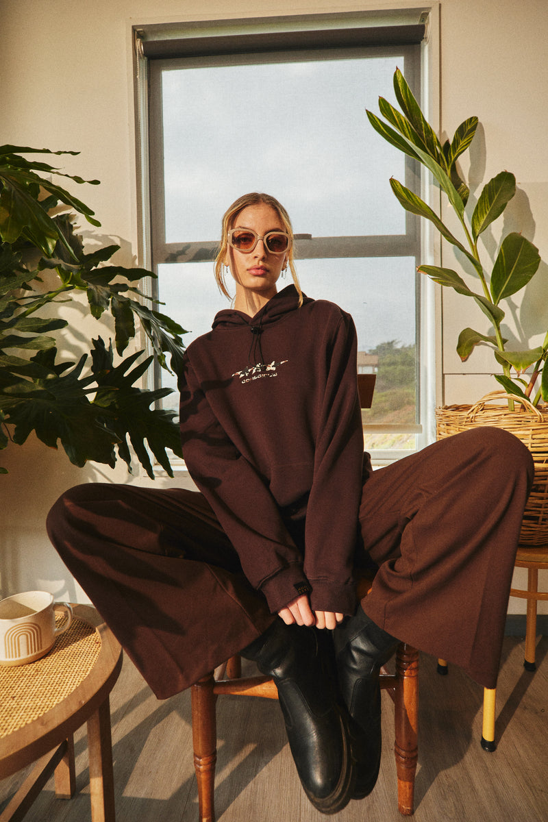 HOODIE STARS CAMO BROWN ♀