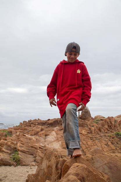 HOODIE TROPI PARADISE ROJO KIDS