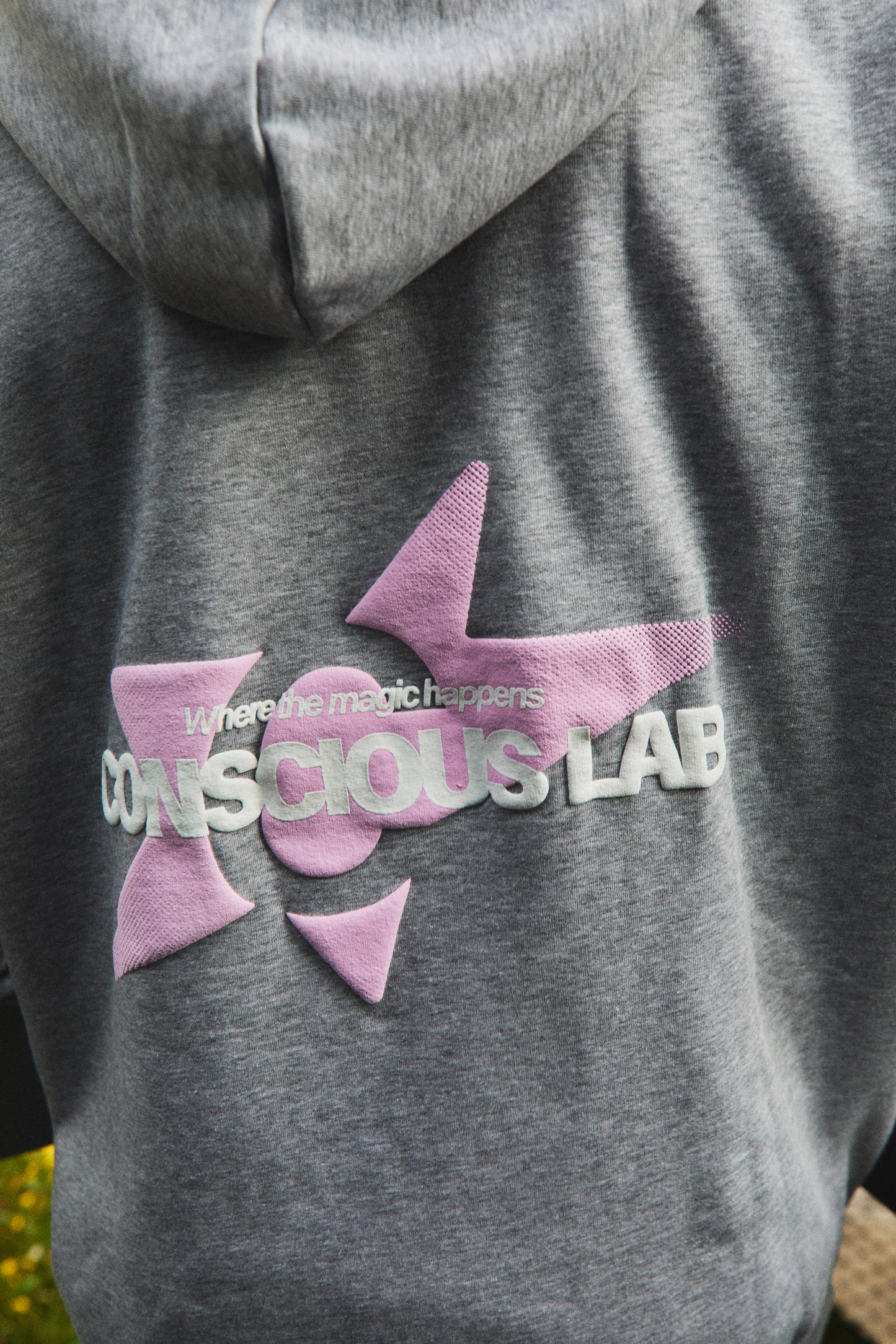 HOODIE CONSCIOUS LAB GRAY ♂