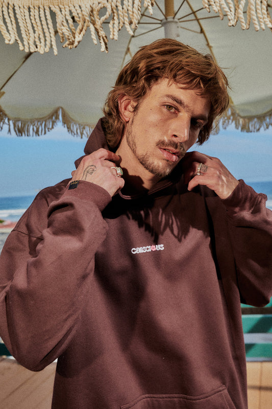 HOODIE TROPICONS MOCCA OVERSIZE ♂