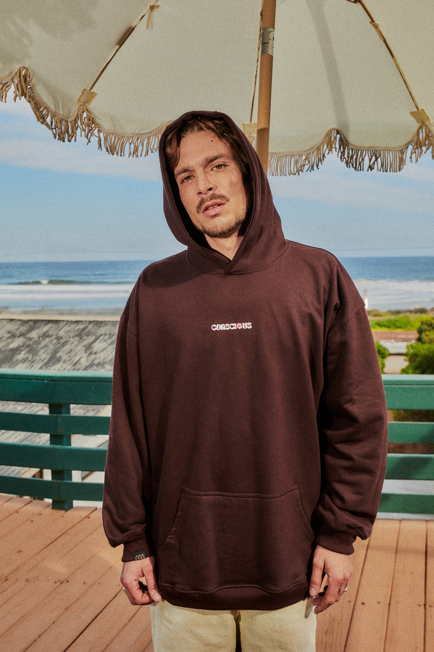HOODIE TROPICONS MOCCA OVERSIZE ♂