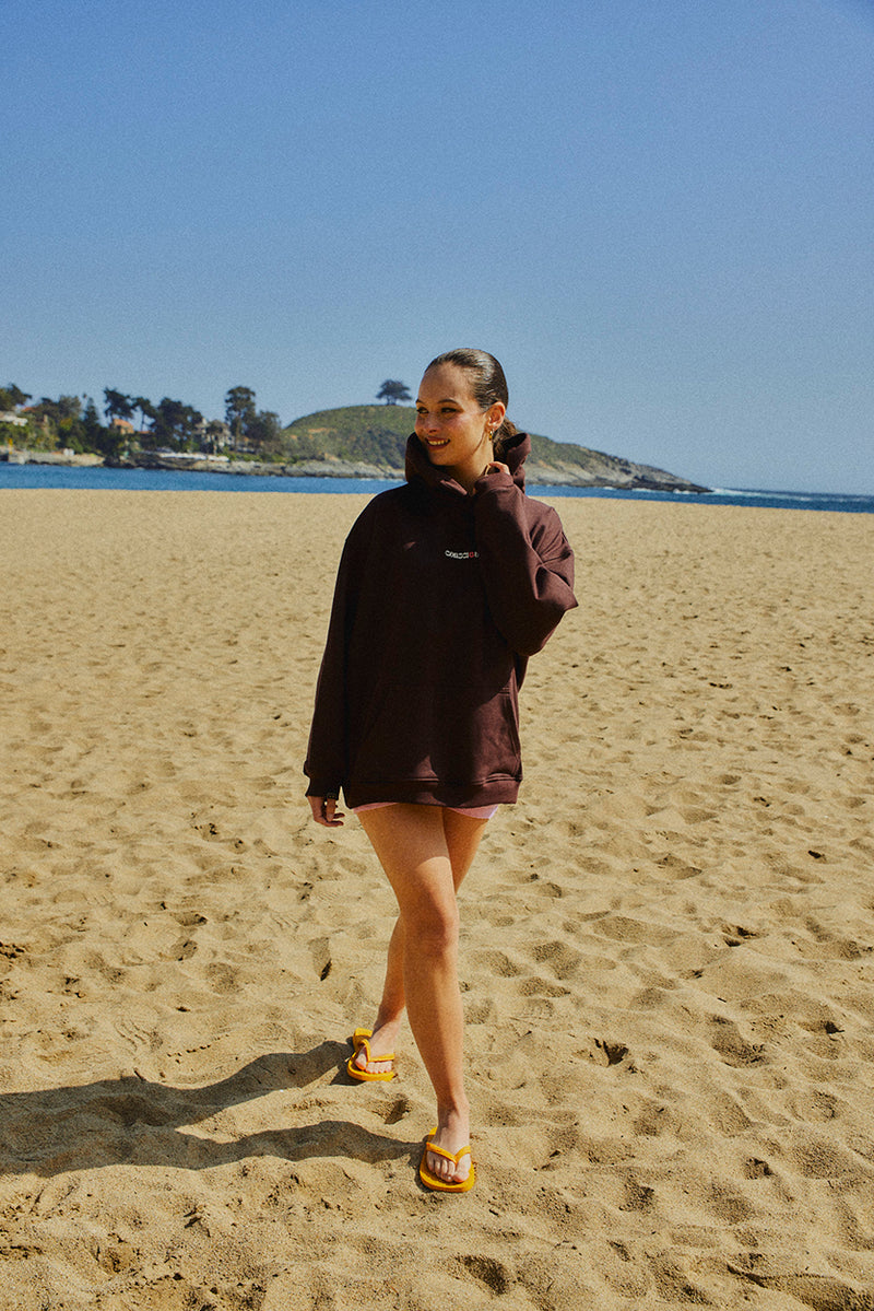 HOODIE TROPICONS MOCCA ♀