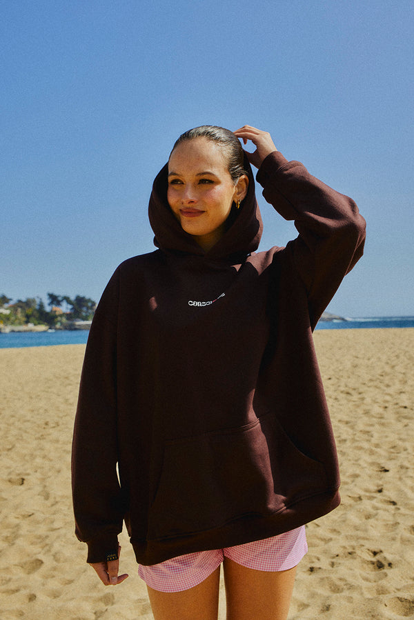 HOODIE TROPICONS MOCCA ♀
