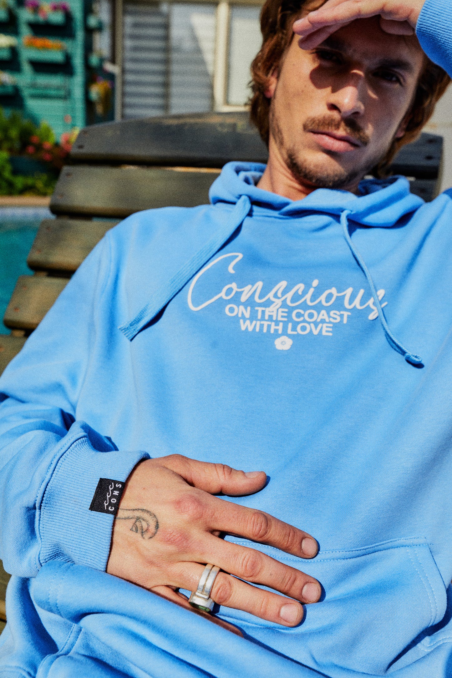 HOODIE WITH LOVE SKY ♂
