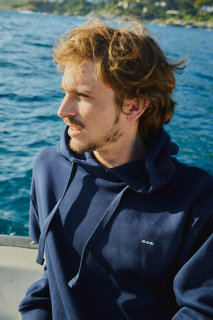 HOODIE SLEEVE BEACH DEEP BLUE ♂