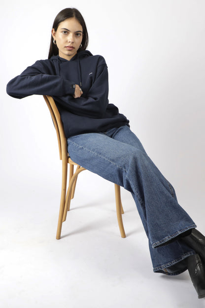 HOODIE ANIMAL PRINT STARS ACID WASH ♀