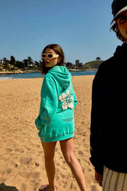 HOODIE PARADISE STATE AQUA ♀