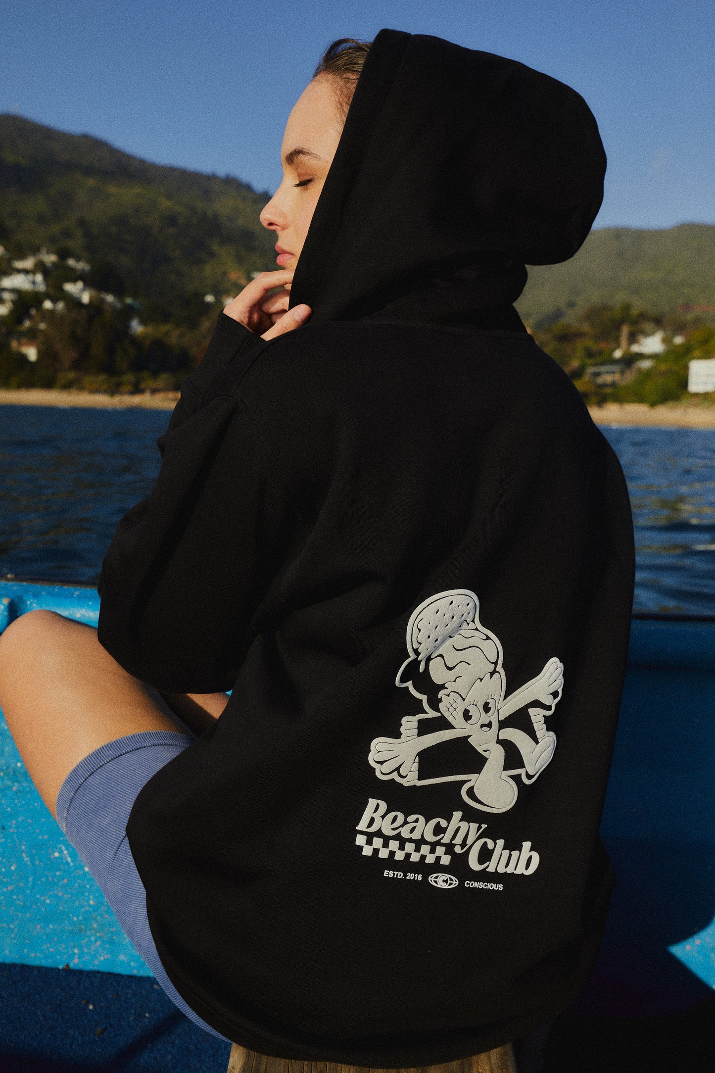 HOODIE BEACHY CLUB BLACK♀